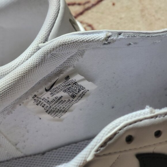 White/Black/Orange Nike, WMNS Blazer Low Platform DJ0292-101 - Picture 6 of 8